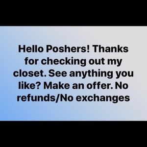 NO REFUNDS. NO EXCHANGES